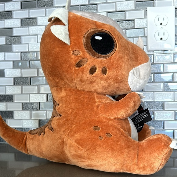 JURASSIC WORLD Stygimoloch "Stiggy" Dinosaur Sitting Plush / BRAND NEW - Picture 7 of 16